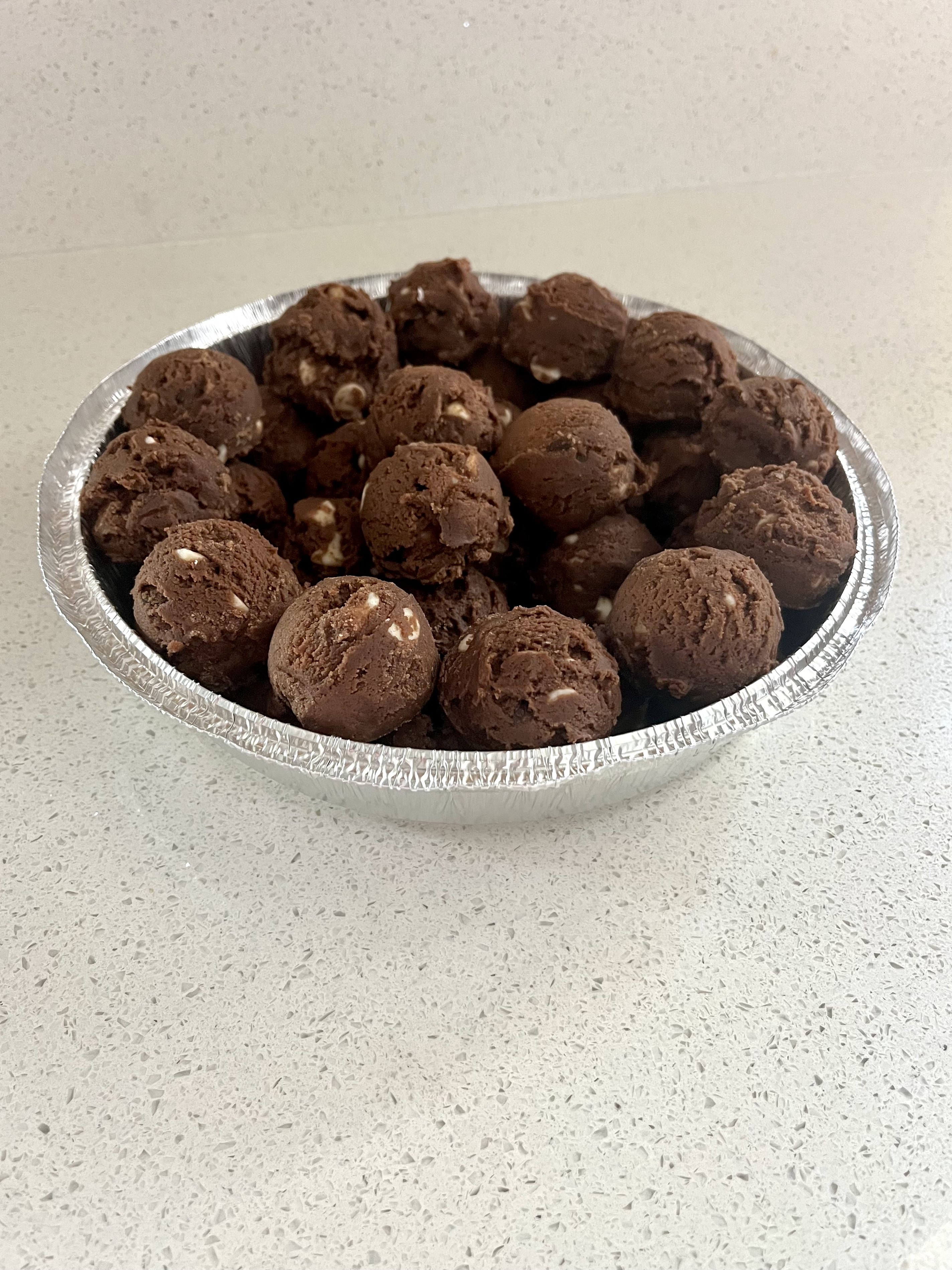 Double Chocolate White Chocolate Chip Cookie Dough